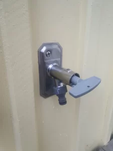 Montering vattenutkastare